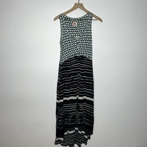 Anthropologie Lilka Arcata Mixed Media Maxi Dress Size Small
